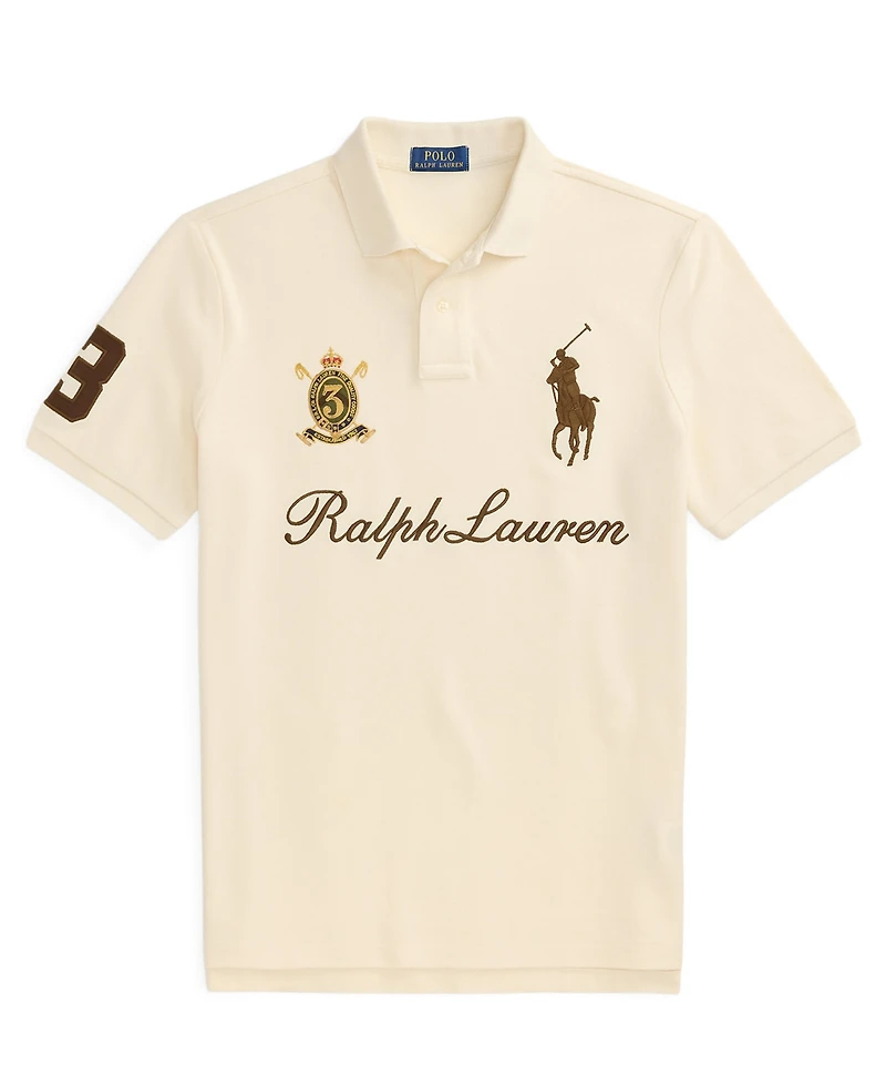 Polo Ralph Lauren Men's Custom Slim-Fit Big Pony Mesh Shirt