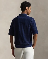 Polo Ralph Lauren Men's Relaxed-Fit Cable-Knit Terry Shirt