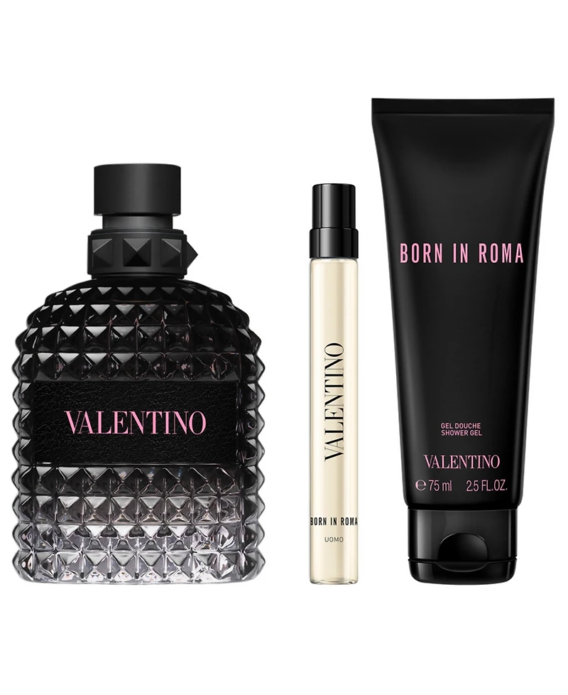 Valentino 3-Pc. Uomo Born In Roma Eau de Toilette Spray & Shower Gel Father's Day Fragrance Gift Set