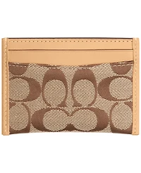 Coach Signature Jacquard Essential Card Case