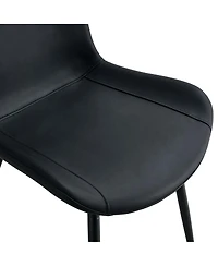 Streamdale Furniture Faux Leather Dining Chairs