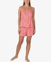 Sanctuary Women's Sleeveless Camisole Top and Boxer Shorts, 2-Piece Set