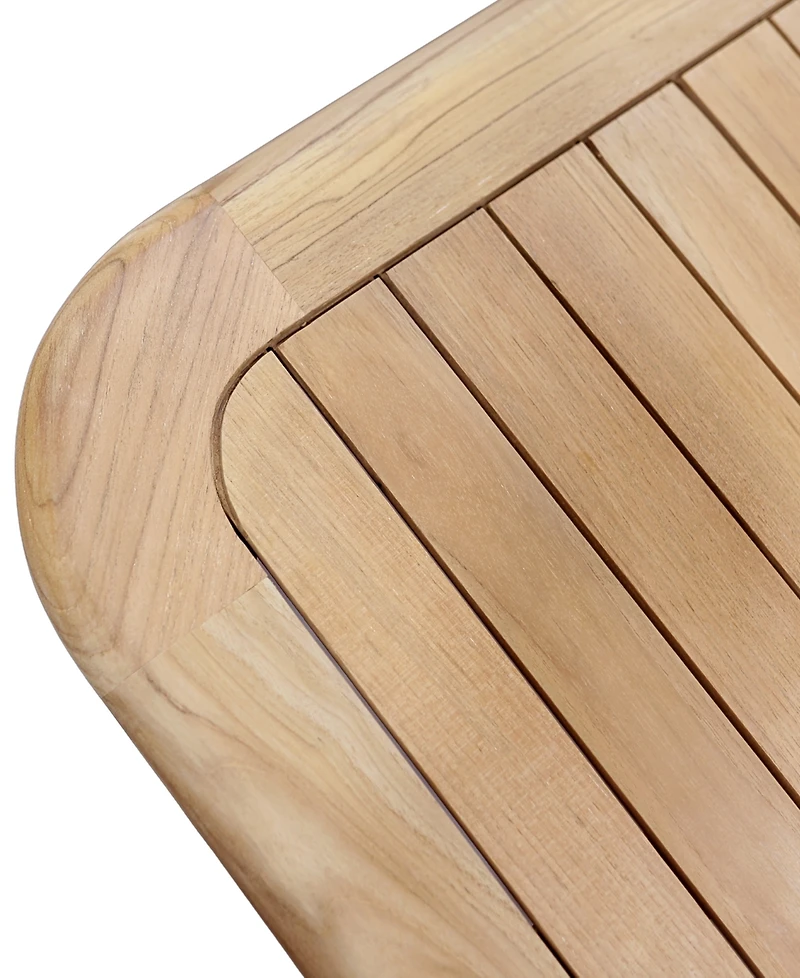 Bristol 71" Teak Wood Rectangle Dining Table, Created for Macy's