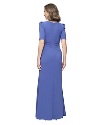 Alex Evenings Women's Embellished V-Neck Ball Gown
