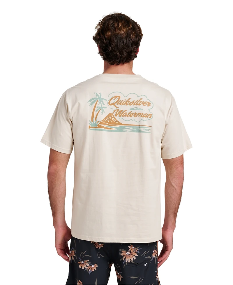 Quiksilver Waterman Men's Short-Sleeve Stropic Island T-Shirt