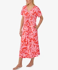 Ellen Tracy Women's Short-Sleeve Tunic Nightgown