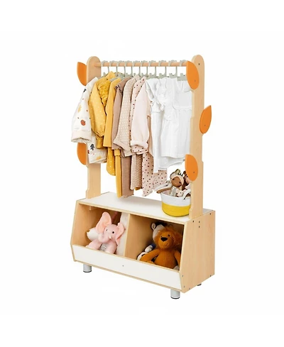 Yigii Tree Dress Up Rack Kids Costume Organizer Storage Cabinet Playroom Bedroom