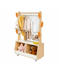 Yigii Tree Dress Up Rack Kids Costume Organizer Storage Cabinet Playroom Bedroom