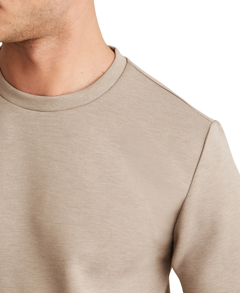 Reiss Men's Premium-Interlock Modern-Fit T-Shirt