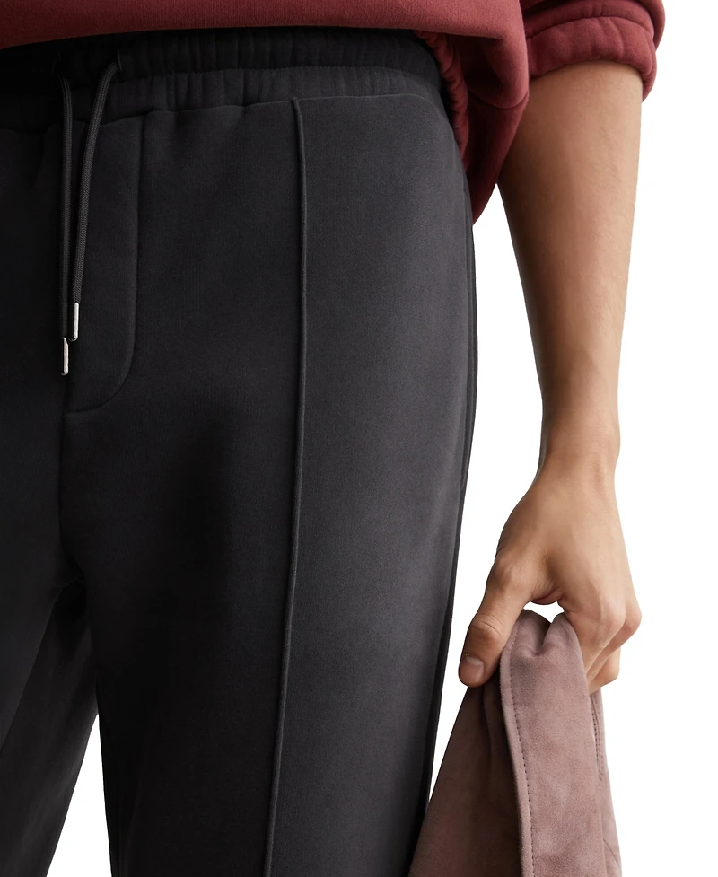 Reiss Men's Cotton-Blend Washed Drawstring Joggers