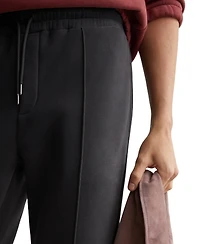 Reiss Men's Cotton-Blend Washed Drawstring Joggers