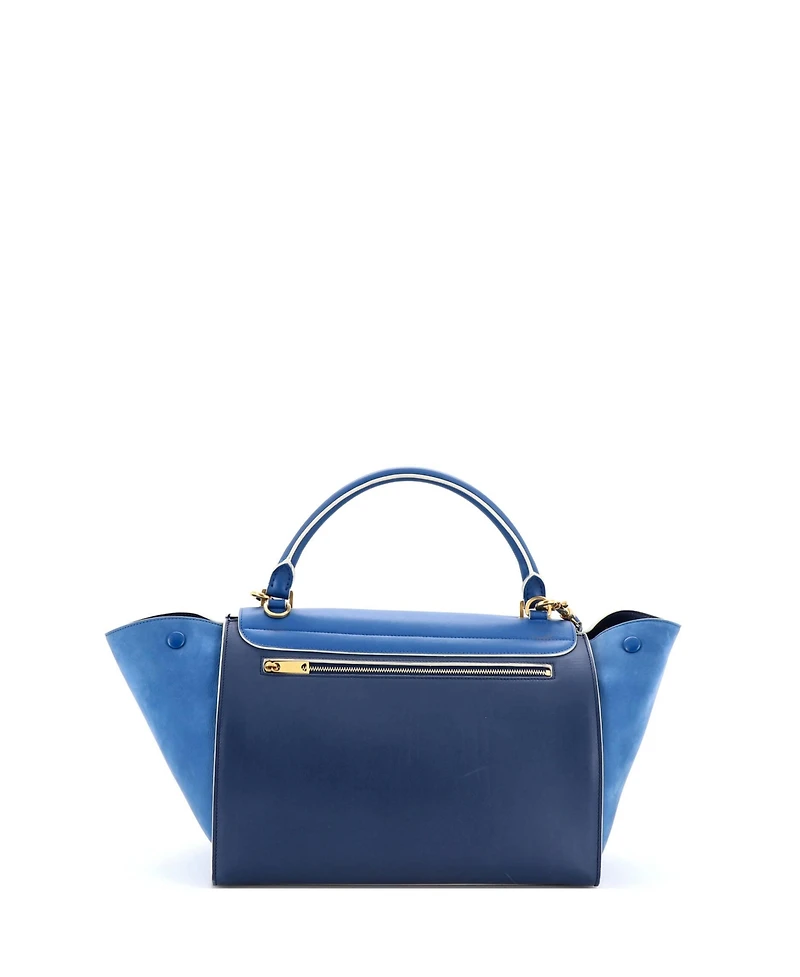 Pre-Owned Celine Medium Trapeze Bag Leather