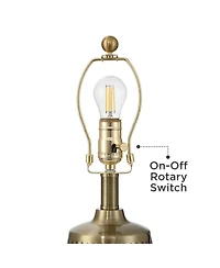 360 Lighting Argus 16" High Small Modern Accent Table Lamps Set of 2