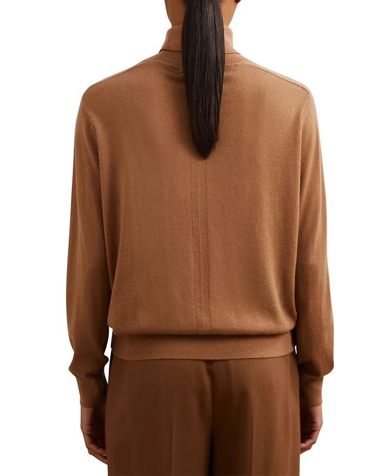 Reiss Women's Wool Roll-Neck Sweater