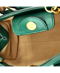Pre-Owned Gucci Mini Diana Nm Bamboo Handle Tote Leather
