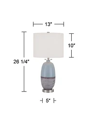 360 Lighting Stratos 26 1/4" High Cloud Ceramic Table Lamp
