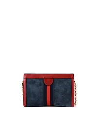 Pre-Owned Gucci Small Ophidia Chain Shoulder Bag Suede