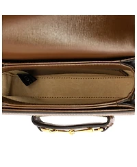 Pre-Owned Gucci Mini Horsebit 1955 Belt Bag Gg Coated Canvas with Leather