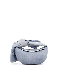 Pre-Owned Bottega Veneta Mini Bv Jodie Hobo Shirt Effect Denim