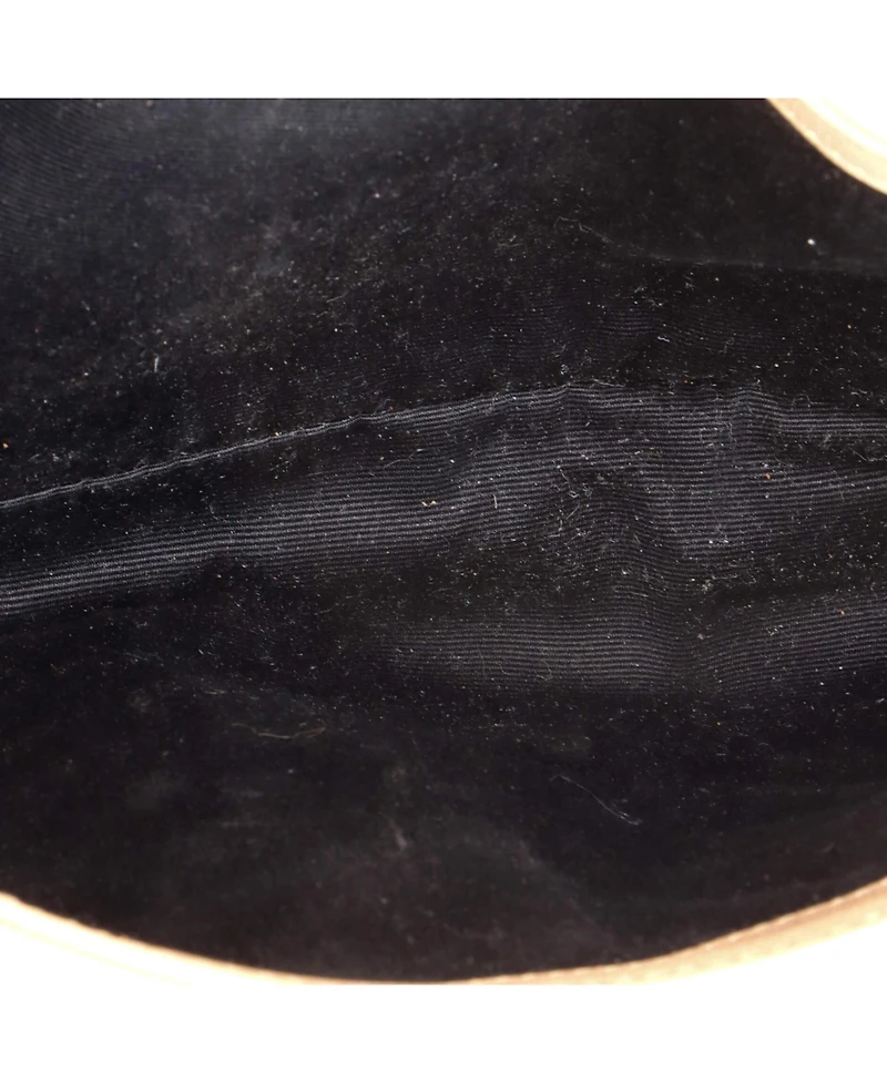 Pre-Owned Saint Laurent Medium Classic Monogram College Bag Matelasse Chevron Leather