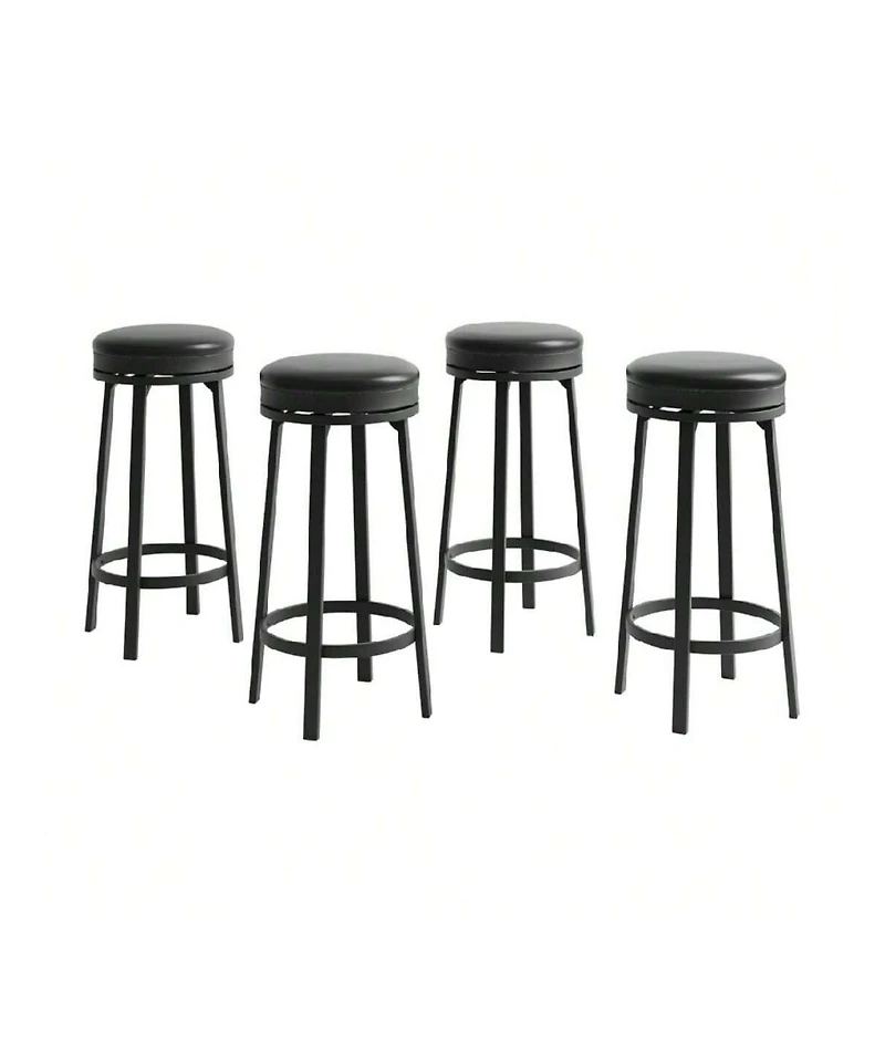 gaomon Dining Chair 4 Pcs Home Kitchen 360 Degrees Swivel Bar Stool Set Of 4 for Kitchen Dining Room