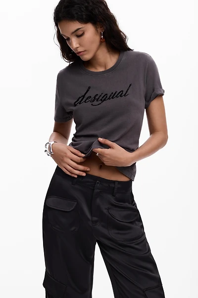 Desigual Women's Embroidered Logo T-Shirt