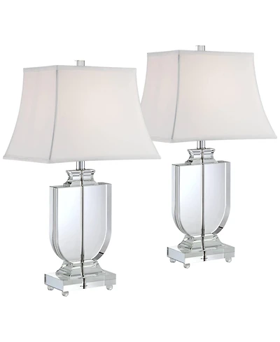 Vienna Full Spectrum Tilde 26 1/4" Tall Urn Modern Table Lamps Living Room Bedroom Bedside