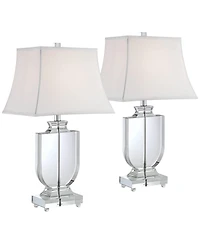 Vienna Full Spectrum Tilde 26 1/4" Tall Urn Modern Table Lamps Living Room Bedroom Bedside