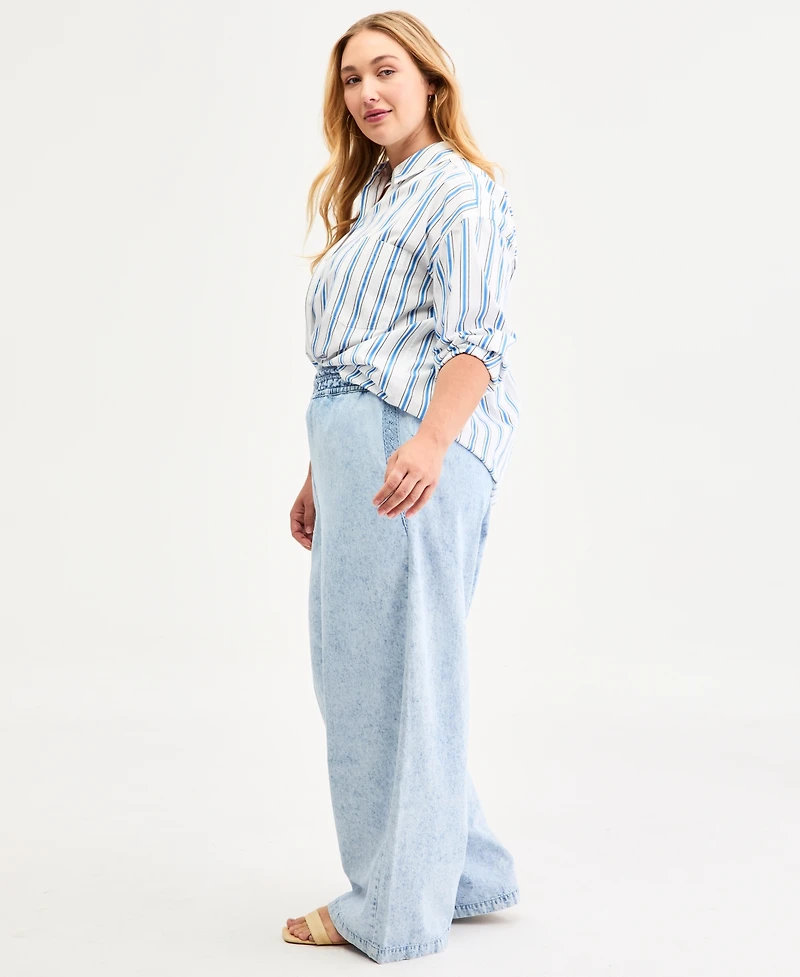 On 34th Trendy Plus High Rise Wide-Leg Pants, Macy's Exclusive