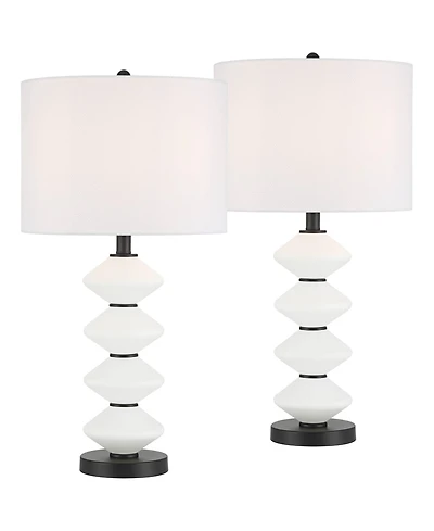 360 Lighting Lucy 26 1/2" High Glass Table Lamp Set of 2