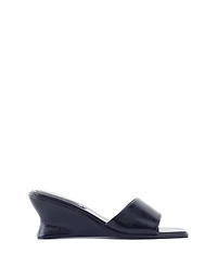 Therapy Australia Women's Lafayette Square-Toe Wedge Slide Sandal