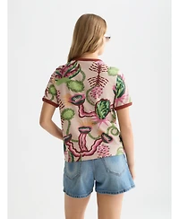 Scotch & Soda Women's Printed Regular-Fit T-Shirt