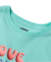 Lands' End Big Girls Plus Short Sleeve Graphic Tee