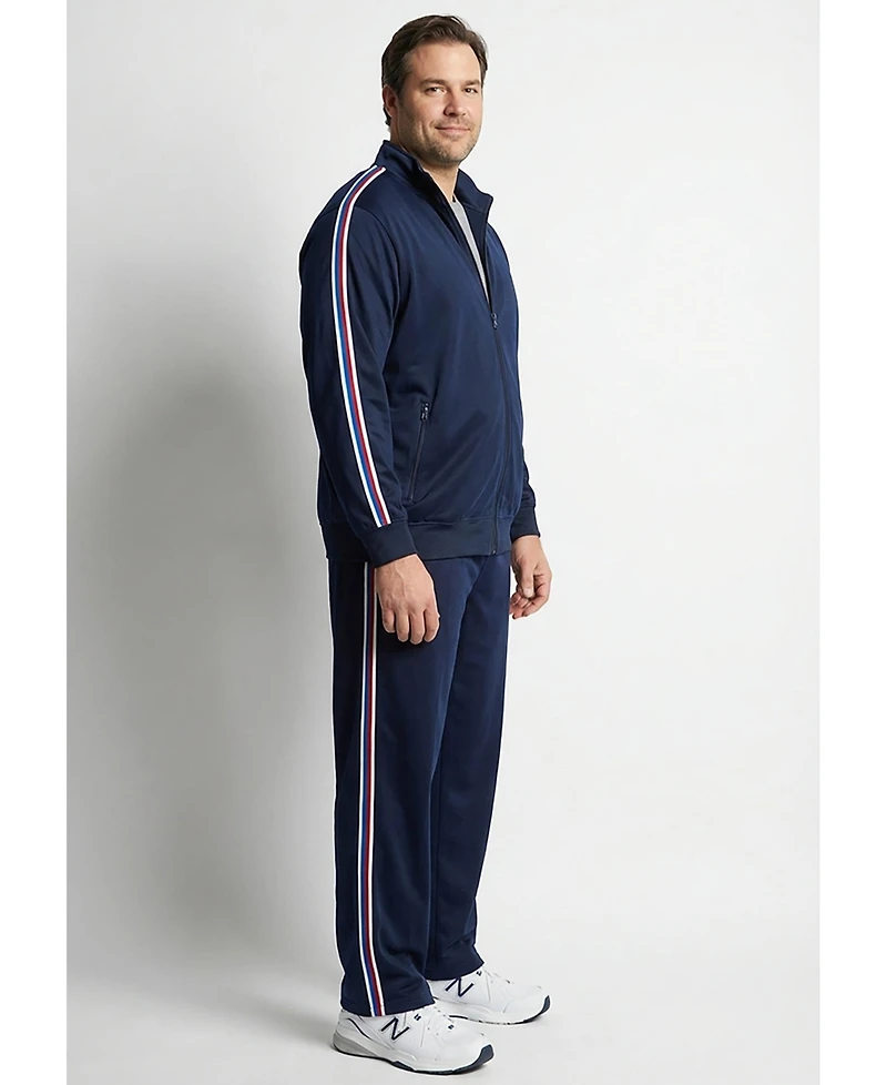 KingSize Big & Tall Full-Zip Fleece Tracksuit