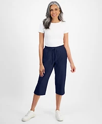 Style & Co Women's Mid Rise Capri Sweatpants