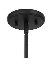 Possini Euro Design Corus Matte Chandelier 37 3/4" Wide Modern Tiered Led Glass 6-Light Fixture for Dining Room House