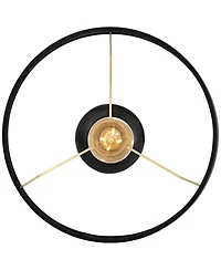 360 Lighting Ben Modern Glam Small Cylinder Table Lamp, 25" High