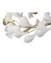 Possini Euro Design Possini Euro Descanso 24"W Gold and Ceramic 6-Light Ceiling Light