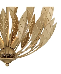 Possini Euro Design Possini Euro Arundo 17 1/2" Wide Warm Brass 3-Light Pendant Light