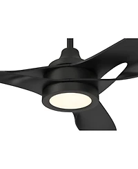 Casa Vieja 54" Mystere Matte Indoor/Outdoor Led Ceiling Fan