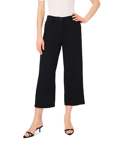 Vince Camuto Women's Mid-Rise Wide-Leg Ankle Length Pants