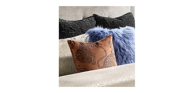 Z Gallerie Leopardi Dual Side Pillow
