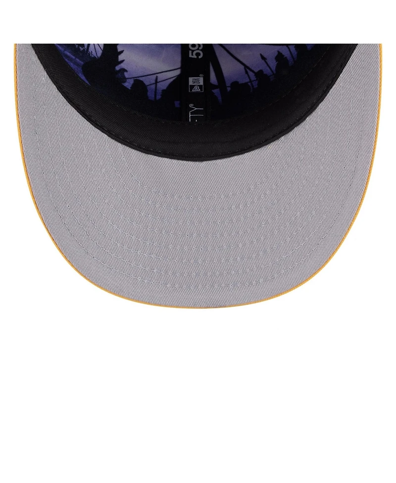 New Era Men's Purple/Gold Minnesota Vikings 2026 Nfl Draft Pre-Curved 59FIFTY Fitted Hat