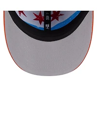 New Era Men's Navy/Orange Chicago Bears 2026 Nfl Draft Pre-Curved 59FIFTY Fitted Hat