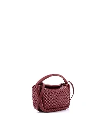 Pre-Owned Bottega Veneta Small Cobble Top Handle Bag Padded Intrecciato Leather
