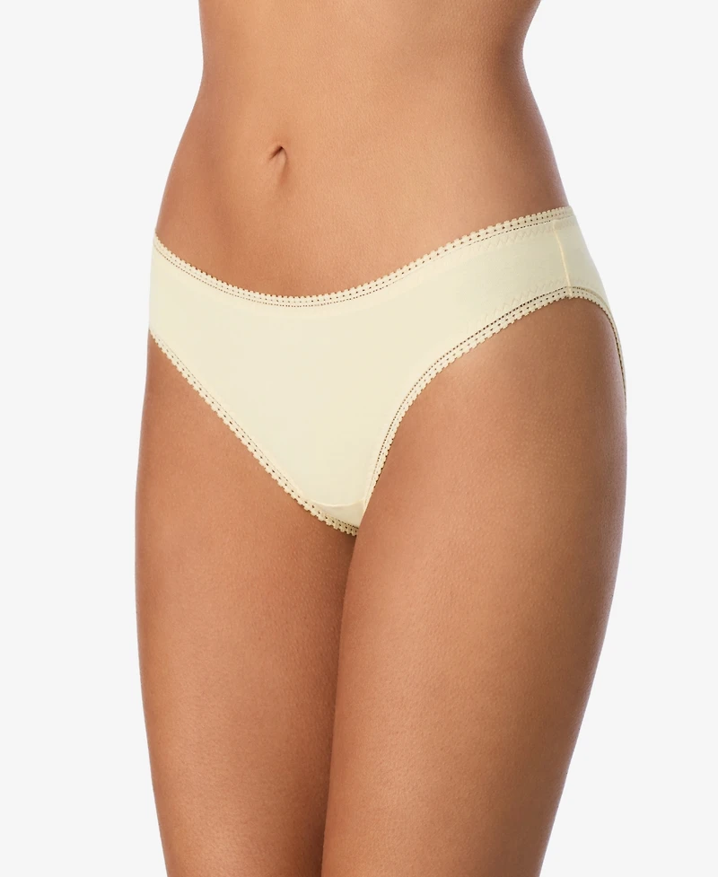 On Gossamer Women's Cotton Hip Bikini Panty, Pack of 3 1402P3