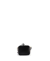 Pre-Owned Fendi Mini Mon Tresor Bucket Bag Zucca Embossed Leather