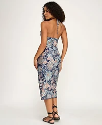 Seni & Cade Juniors' Paisley Print Midi Dress