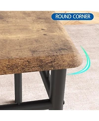 gaomon Dining Chair Dining Table Set for 4 Wood Small Rectangle Dining Table for Kitchen Dining Room