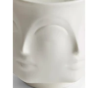 Jonathan Adler Muse Blanc 5" Ceramic Candle